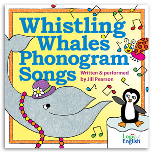 Cover art for Whistling Whales Phonogram Songs illustrated by Ingrid Hess
