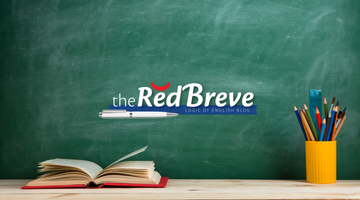 Red Breve Chalkboard