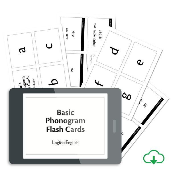 Basic Phonogram Flash Cards - PDF Download