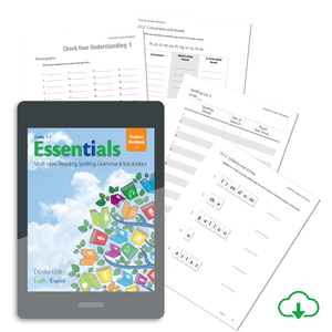 Student Workbook for Essentials Units 1-7 - PDF Download
