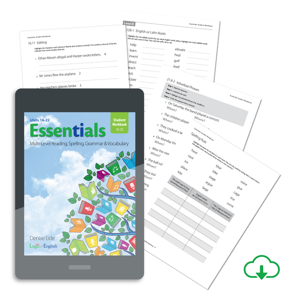 Student Workbook for Essentials Units 16-22 - PDF Download