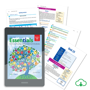 Essentials Teacher Guide for Units 23-30 - PDF Download