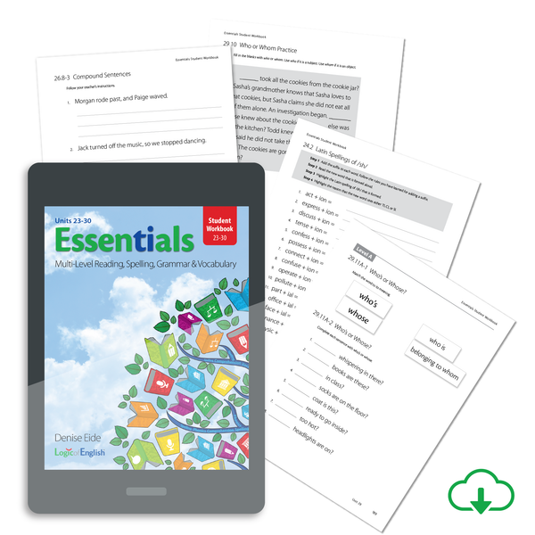 Student Workbook for Essentials Units 23-30 - PDF Download