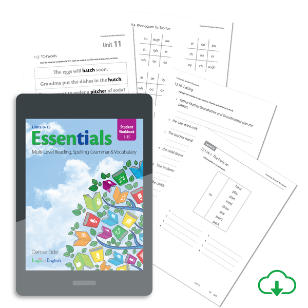 Student Workbook for Essentials Units 8-15 - PDF Download