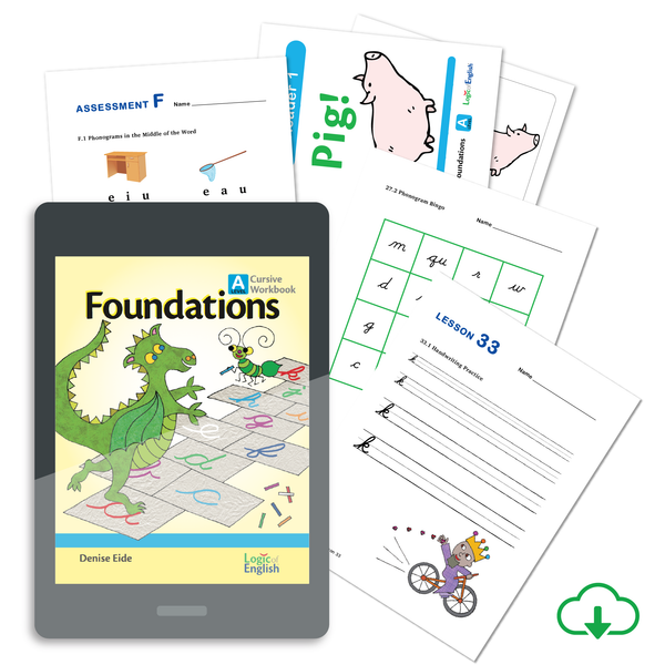 Cursive Student Workbook for Foundations A - PDF Download