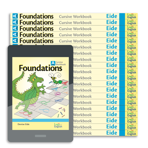 20-Pack Cursive Student Workbook for Foundations A - Includes Bonus PDF Download