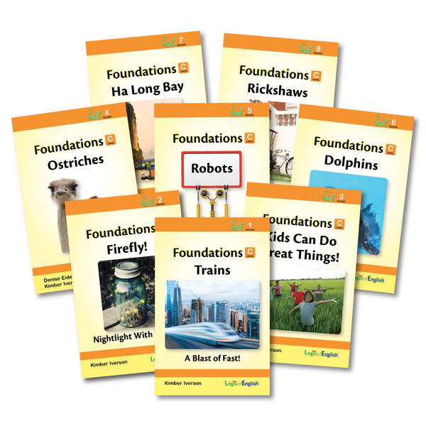 Foundations C Readers Set: 8 decodable readers scheduled throughout Foundations C