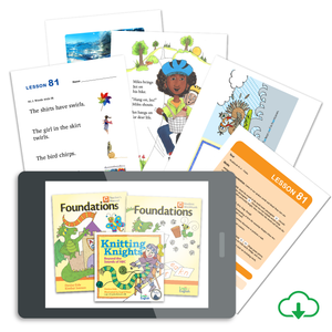 Foundations C Set: Teacher's Manual, Student Workbook, Knitting Knights: Beyond the Sounds of ABC, Miles and Jax, Miles and Jax: Master Planners, and set of 8 decodable readers - PDF Download