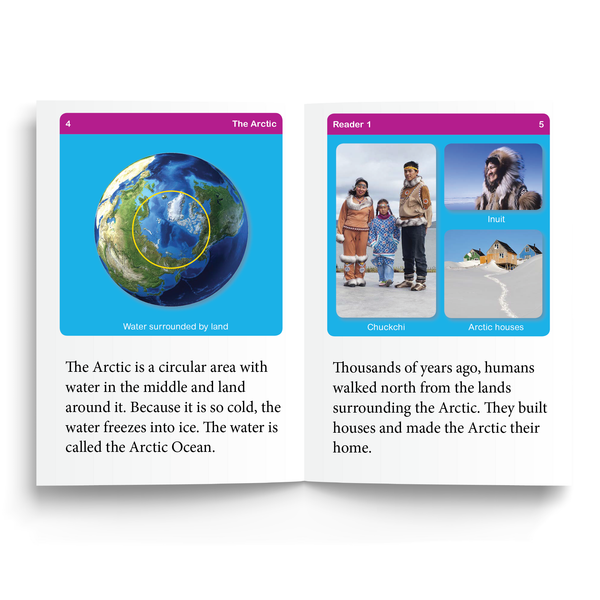 Sample of Reader 1: The Arctic and Antarctic - Polar Opposites used in Foundations D