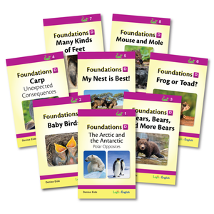 Foundations D Readers Set: 8 decodable readers scheduled throughout Foundations D