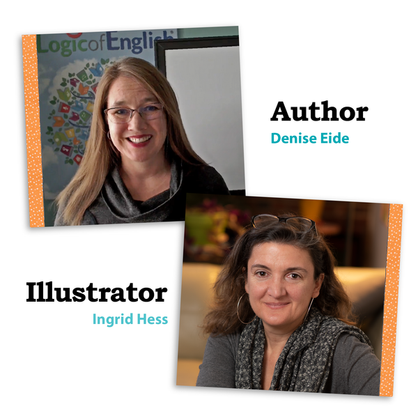 Headshots of author, Denise Eide, and illustrator, Ingrid Hess.