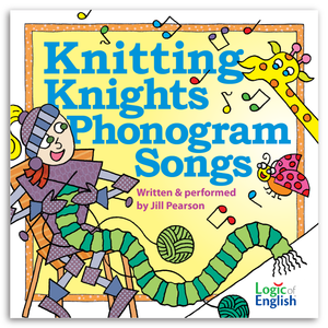 Knitting Knights Phonogram Songs cover art illustrated by Ingrid Hess