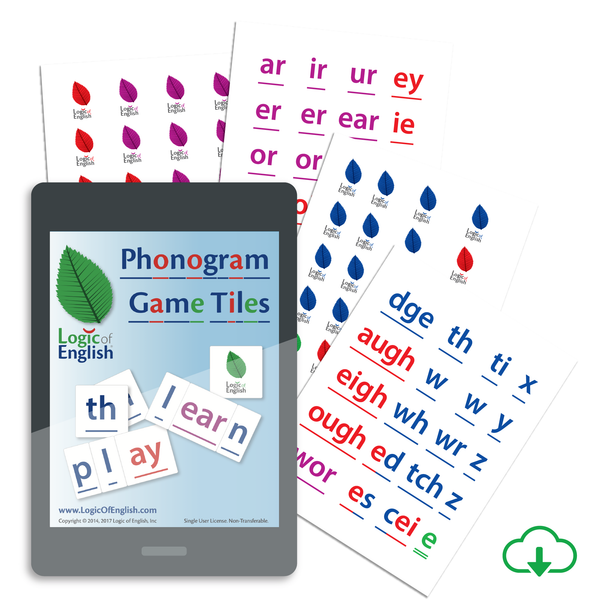 Phonogram Game Tiles - PDF Download
