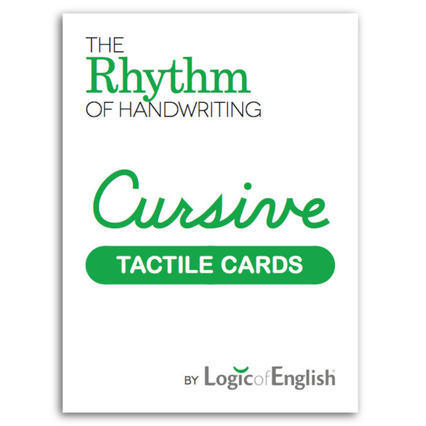 Rhythm of Handwriting Cursive Tactile Cards