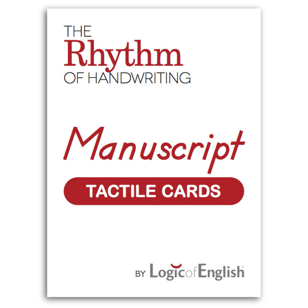 Rhythm of Handwriting Manuscript Tactile Cards