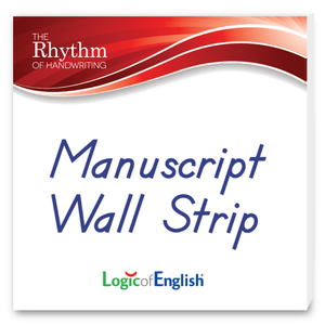 Rhythm of Handwriting Manuscript Wall Strip