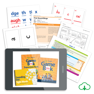 Sounding Out the Sight Words Set: Sounding Out the Sight Words book, Logic of English® Game Book and Expansion Pack of board games, Phonogram Game Tiles, Basic Phonogram Flash Cards, and Bookface and Manuscript Phonogram Game Cards - PDF Download